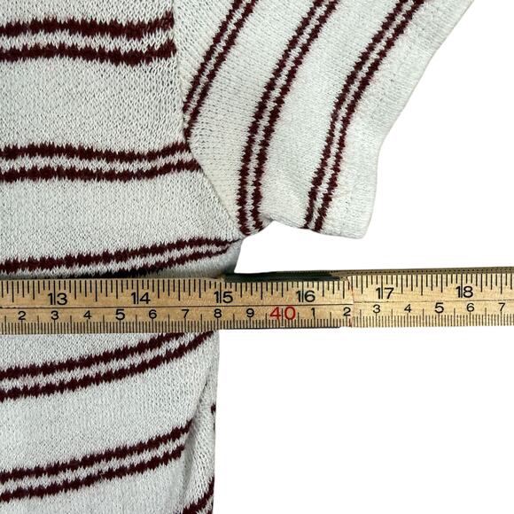 Go Couture Ribbed Stripe Maxi Dress Modal Blend Short Sleeve | XL - Picture 7 of 11